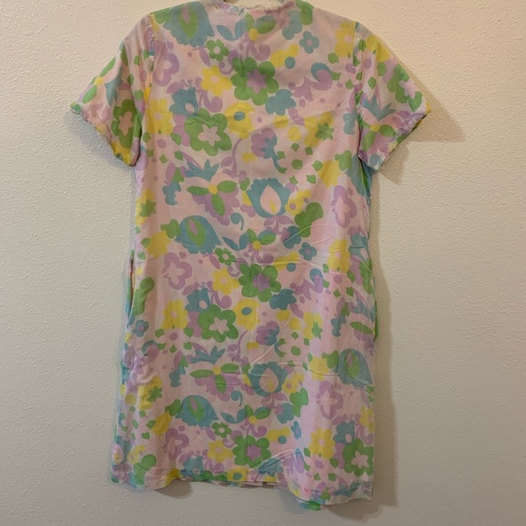 Vintage 60s pastel house coat - Picture 5 of 8